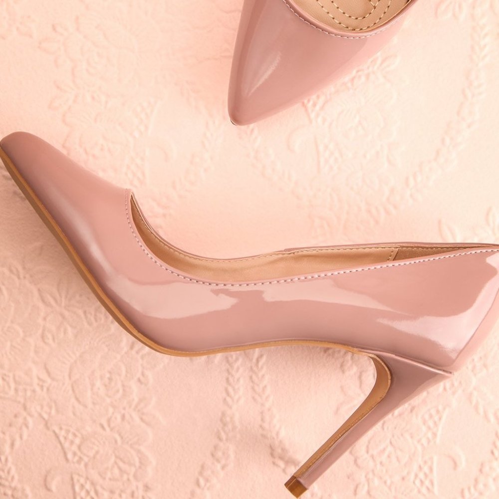 Mauve 3.5" heels Boutique 1861